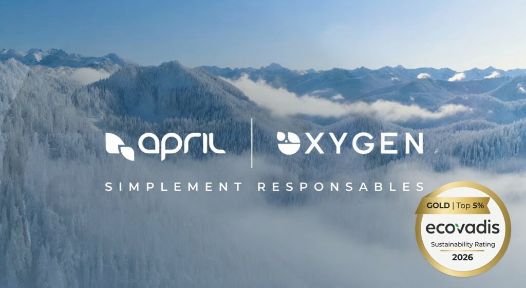 La stratégie RSE d’APRIL franchit un nouveau cap : médaille Gold EcoVadis et entrée dans le Top 5 % mondial